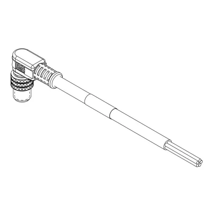 Brad from Molex 4 Way M8 to Unterminated Sensor Actuator Cable 1m, 1200868489