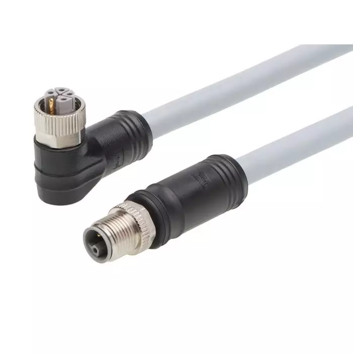 Brad from Molex Cordset 5 Contacts Cable Mount M12 Connector Plug and Socket Female to Male, 1205010209