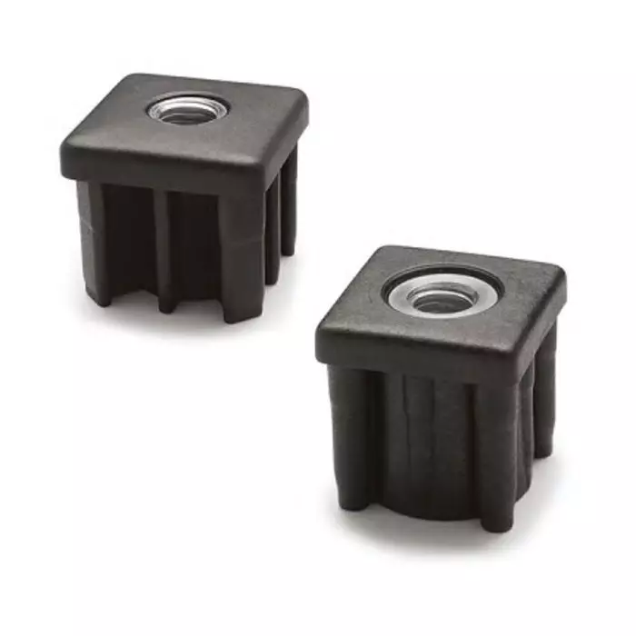 Elesa Square Polyamide Based Technopolymer Tube Insert 25 mm, 320022 (Pack of 48 Pcs)