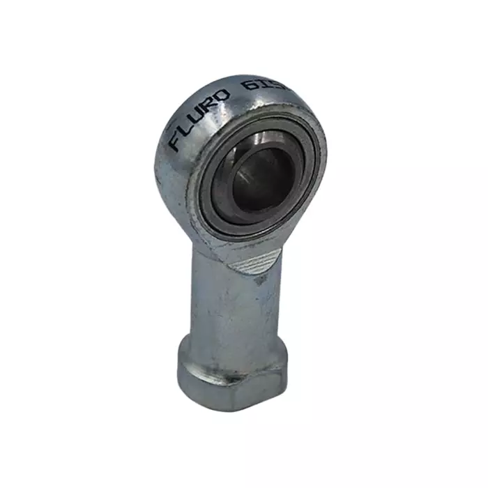 Fluro Galvanized Steel Rod End 8 mm Bore 48 mm Long Metric Thread Standard Female Connection Gender, GISW8