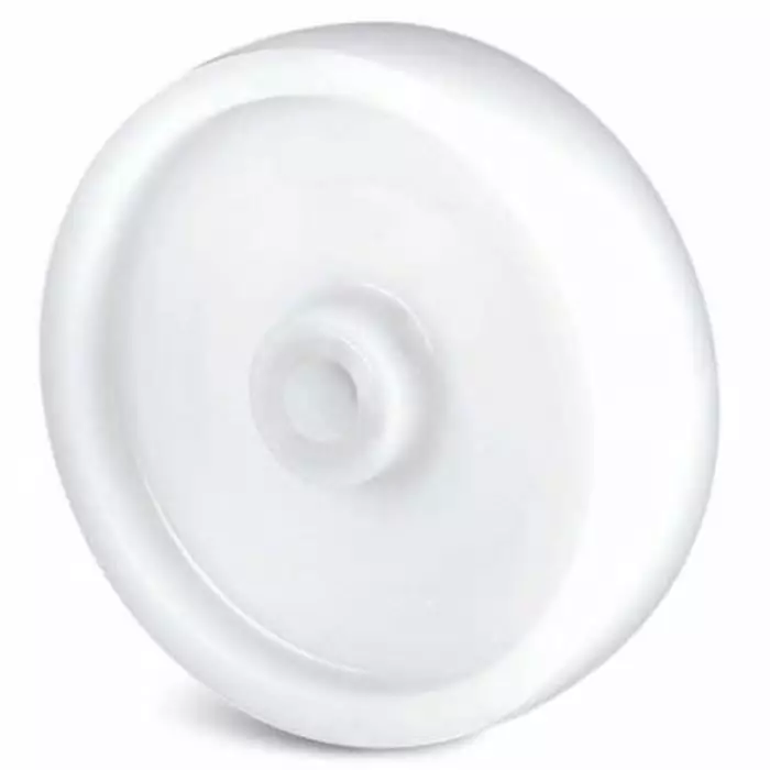 Guitel Hervieu White Polypropylene Impact Resistant Trolley Wheel 100 Kg, 87-400-080L12