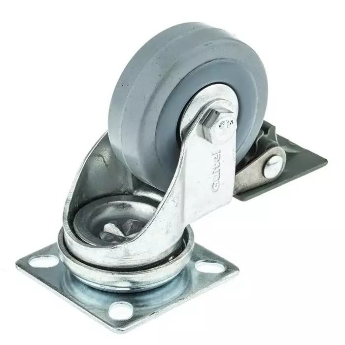 Guitel Hervieu Braked Swivel Castor Wheel 40 Kg Capacity 50 mm Wheel, 66527