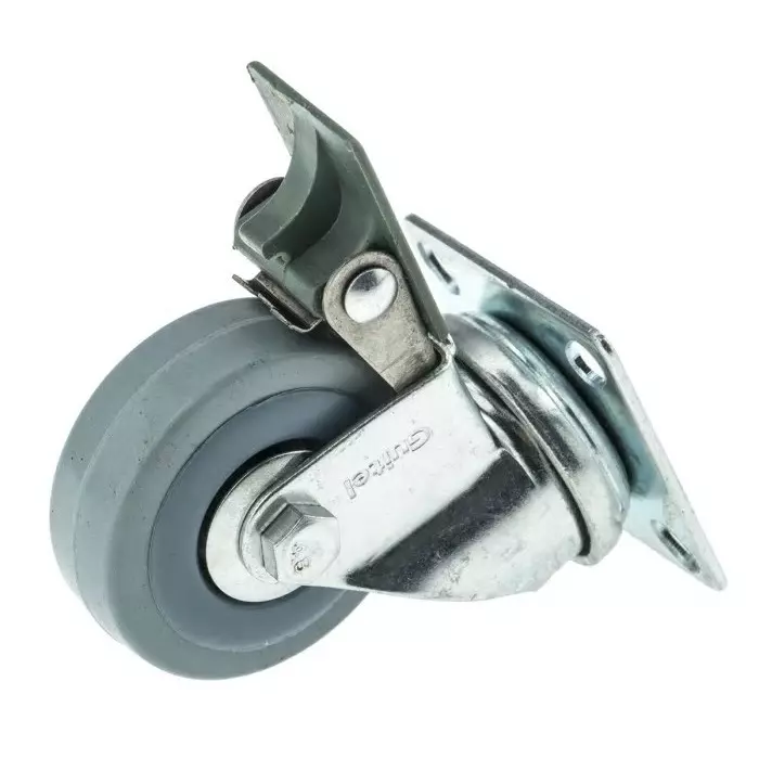 Guitel Hervieu Braked Swivel Castor Wheel 40 Kg Capacity 50 mm Wheel, 66527