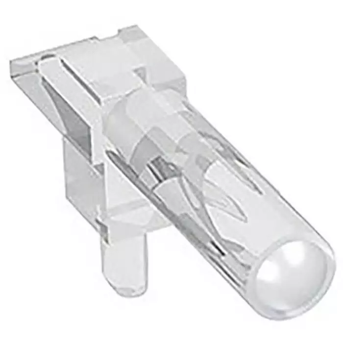 MENTOR PCB Mounted Right Angle LED Light Pipe Clear Round Lens, 1271.2001 (Pack of 10 Pcs)
