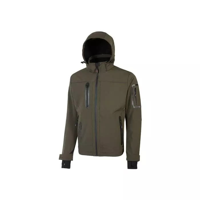 UPower FUTURE Green Hoodie Jacket XXL, WFU187DG-2XL