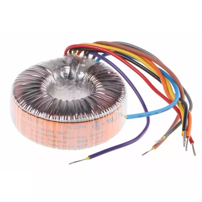 Nuvotem Talema Toroidal Transformer 115 V AC 230 V AC 2 x 6V AC 50VA 2 Output, 91946-P2S2