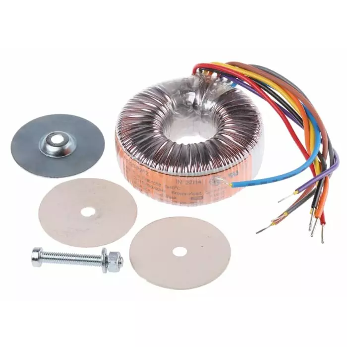 Nuvotem Talema Toroidal Transformer 115 V AC 230 V AC 2 x 6V AC 50VA 2 Output, 91946-P2S2