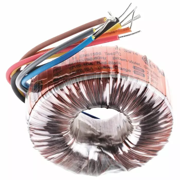 Nuvotem Talema Toroidal Transformer 115 V AC 230 V AC 2 x 12V AC 50VA 2 Output, 91948-P2S2