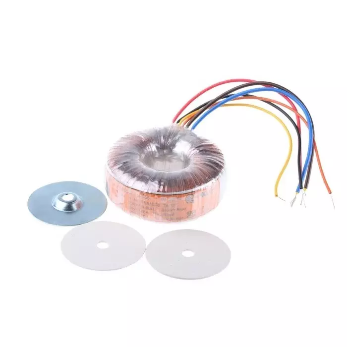 Nuvotem Talema Toroidal Transformer 230V AC 2 x 55V AC 50VA 2 Output, 0050P1-2-055