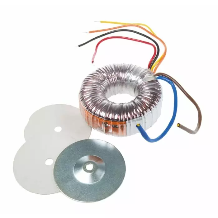 Nuvotem Talema Toroidal Transformer 230V AC 2 x 12V AC 80VA 2 Output, 0080P1-2-012