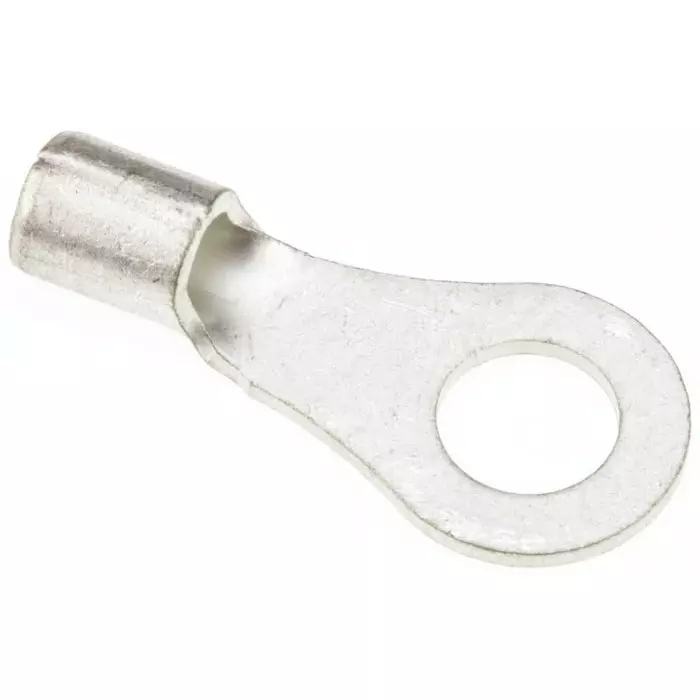 JST (JAPAN SOLDERLESS TERMINALS) R Uninsulated Ring Terminal 6mm Stud Size 2.6mm² to 6.6mm² Wire Size, 5.5-6 (Pack of 100 Pcs)