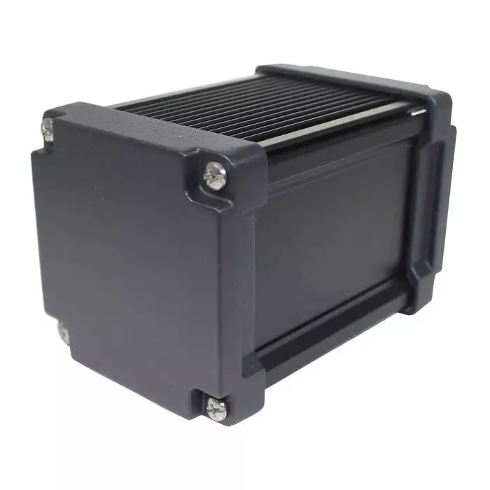 Takachi Electric Industrial AWN Black Aluminium Heat Sink Case 125x86.3x86.3 mm, AWN9-9-13EBB