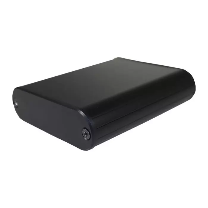 Takachi Electric Industrial MXA Series Black Aluminium Handheld Enclosure  94x82x24 mm, MXA2-8-9BBP