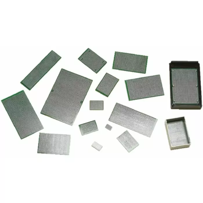 Takachi Electric Industrial Double Sided SMT Eurocard FR4 With 24x45 1 mm Holes 2.54x2.54 mm Pitch, TNF63-119