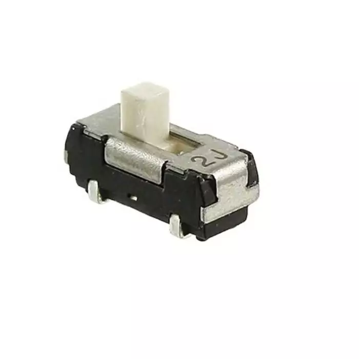 NIDEC COPAL ELECTRONICS GMBH Surface Mount Slide Switch SPDT SP 200 mA Slide, CL-SB-12A-01T (Pack of 500 Pcs)