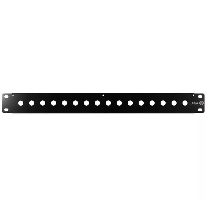 S2Ceb-Groupe Cae Black Steel Rack Panel 1U 483 x 88mm, PAN21916T