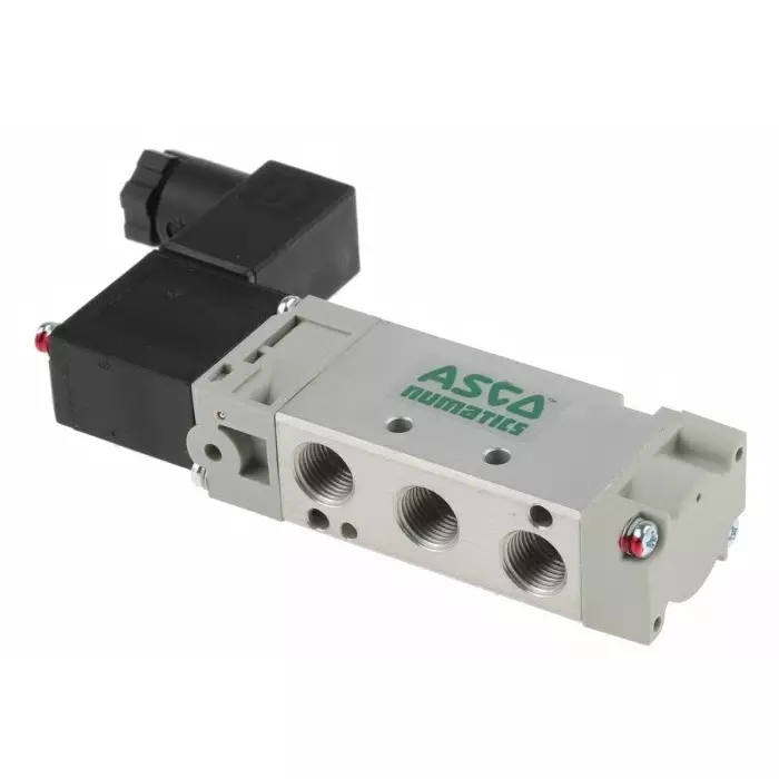 EMERSON - ASCO 5/2 Pneumatic Solenoid Valve - Solenoid/Pilot G 1/8 520 Series 230V ac, 52000004