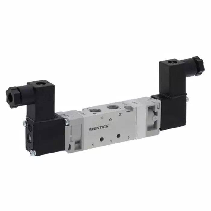 EMERSON - ASCO 5/3 W3 Pneumatic Solenoid Valve - Pilot/Pilot G 1/8 520 Series 24V dc, 52000090