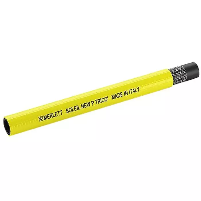 Merlett Plastics Soleil New P Trico Hose Pipe PVC 13mm ID 18.5mm OD Yellow 25m, 9150550138600