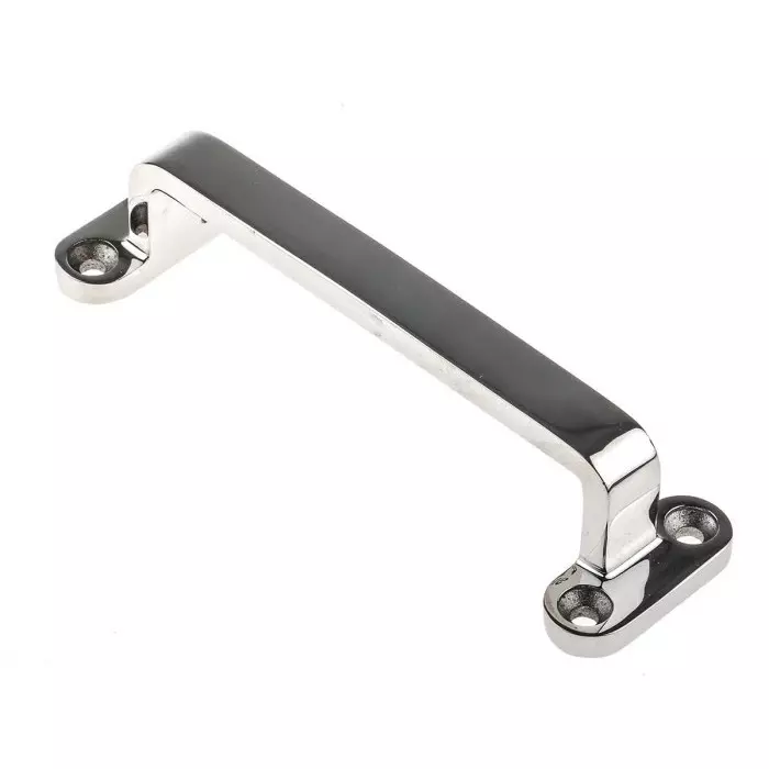 Pinet Chrome Stainless Steel Handle 27 mm Height 7mm Width 120mm Length (Pack of 2 Pcs)