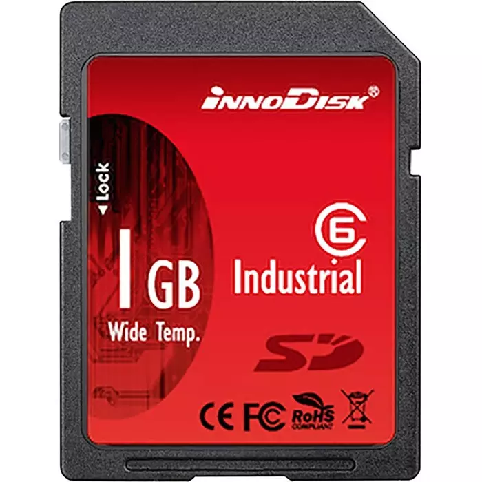 InnoDisk Industrial SD Card 1 GB Class 6, DS2A-01GI81W1B