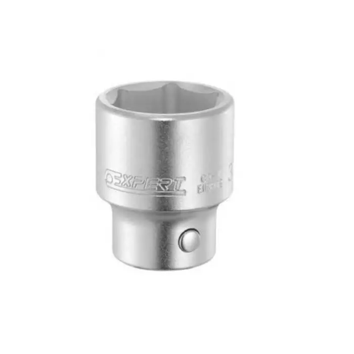 Expert by Facom Standard Socket 3/4 inch Drive 27mm 6 Point 52 mm Overall Length, E113796