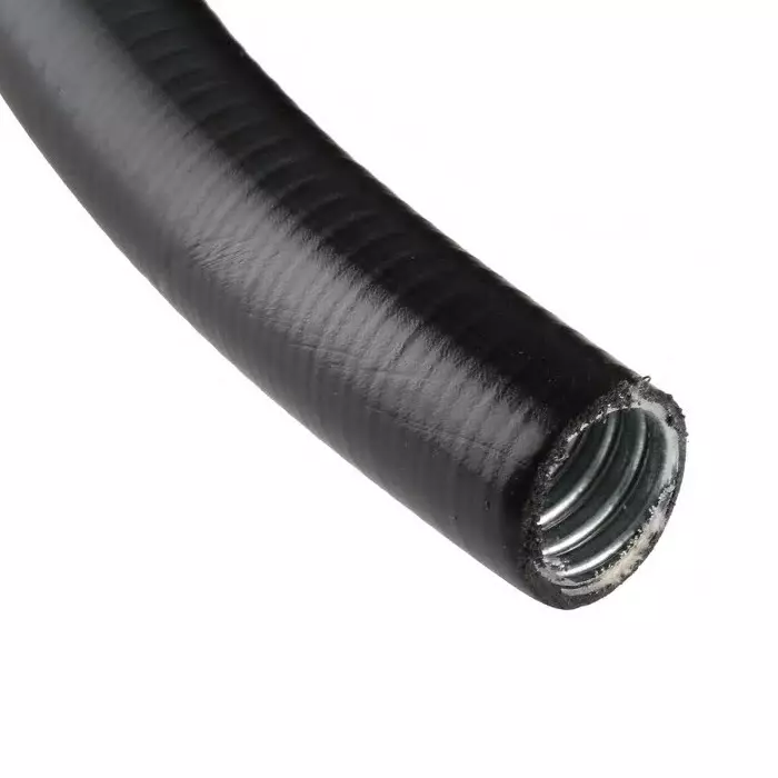 Adaptaflex Flexible Liquid Tight Conduit 25mm Nominal Diameter Galvanised Steel Black, 7TCA296030R0190SPL25/10M