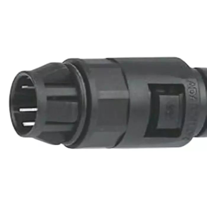 Adaptaflex Push In Coupler Conduit Fitting 16mm Nominal Size M20 Nylon 66 Black IP66 Rating, AL16/KM20/A (Pack of 10 Pcs)