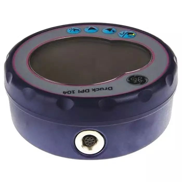 Druck Digital Pressure Gauge NPT 1/4 20 Bar Bottom Entry 95 mm Outside Diameter with RS Calibration, DPI104-13G