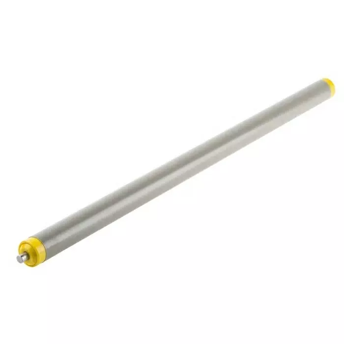 Interroll PVC Round Conveyor Roller Spring Loaded 20mm Dia. x 400mm L 5N Load Capacity Steel 6mm Spindle 417mm, 11AYS20C03 - 400