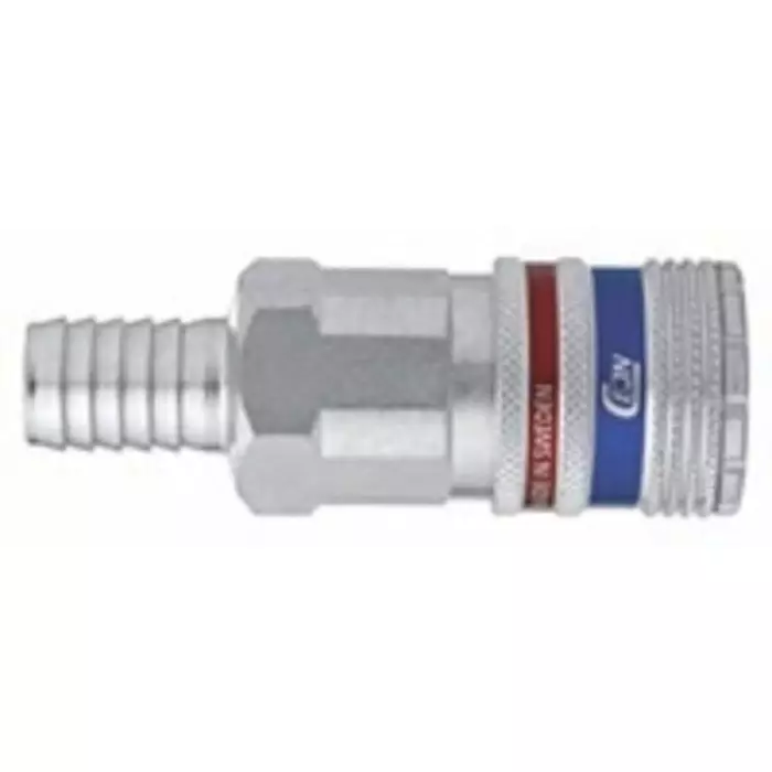 CEJN Pneumatic Quick Connect Coupling Brass & Steel 13mm Hose Barb, 103202005