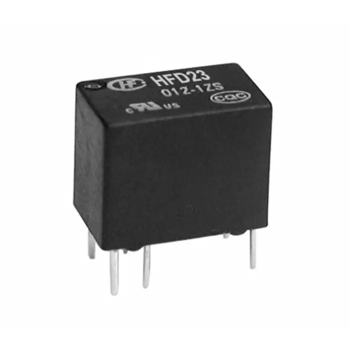 Hongfa Europe GMBH HFD23 Series Signal Relay PCB Mount 1 Pole 24V DC 2A Switching Current, HFD23/024-1ZS (Pack of 5 Pcs)