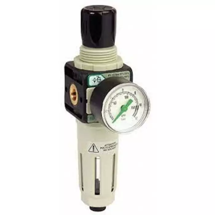 EMERSON - ASCO Air Filter Regulator 25 μm G 1/4 Semi Automatic 12 Bar, 34225202