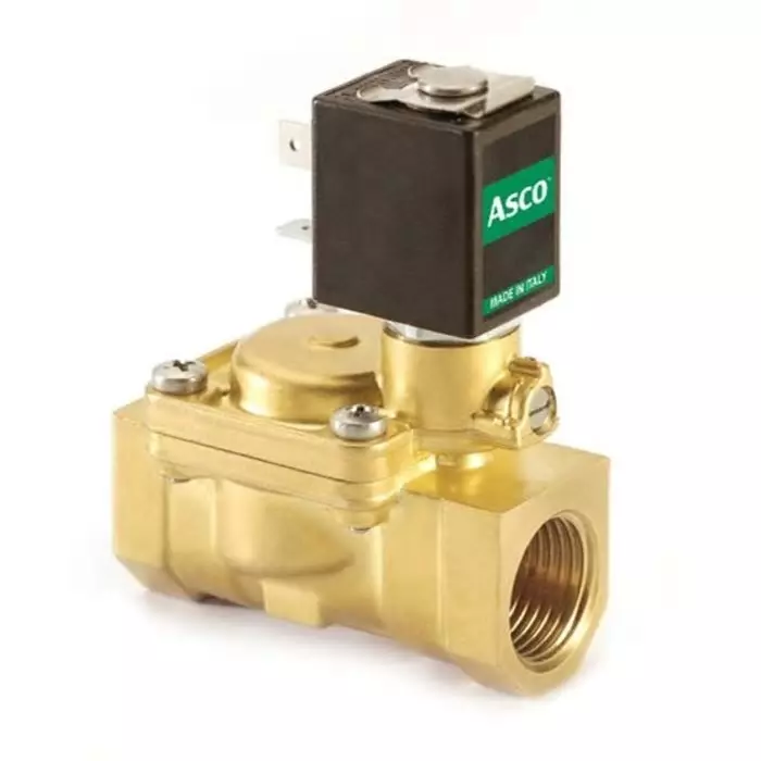 EMERSON - ASCO Solenoid Valve 2 Ports 1/2 inch Connection Size, L182B01-ZB10A.G1/2x13,5.24/DC