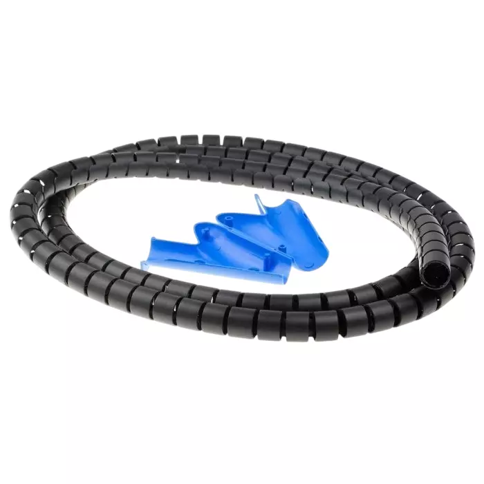 ESSENTRA COMPONENTS Spiral Wrap I.D 20 mm 50.8 mm Polyethylene, POLYBAG-CABLEATER-20PPB-2-LC