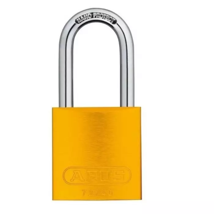 ABUS Key Weatherproof Aluminium Padlock Keyed Alike 6 mm Shackle 38.5 mm Body, 45136