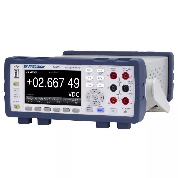 BK Precision Bench Digital Multimeter True RMS 10A ac Max 10A dc Max 750V ac Max, BK5493C