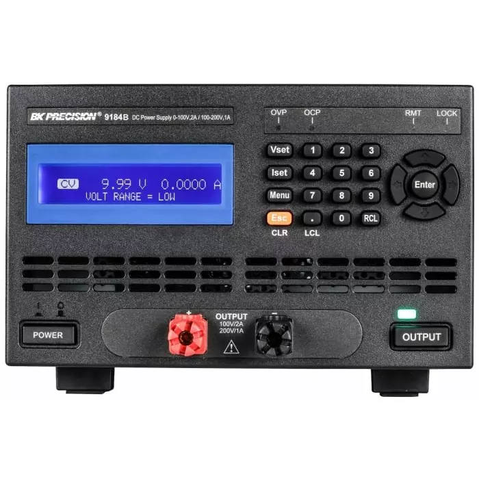 BK Precision 9183B Series Digital Bench Power Supply 200V 2A 1-Output 200W, BK9184B