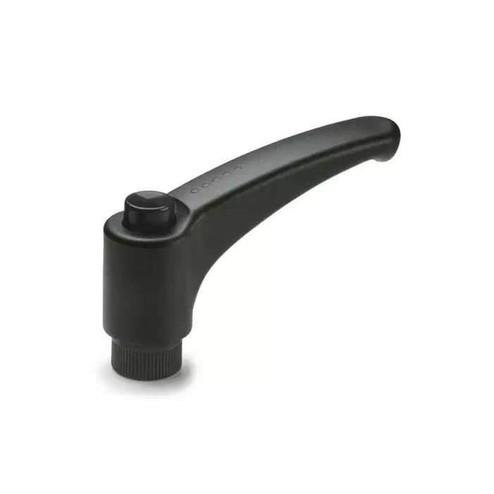 Elesa Matt Black Brass Handle 54 mm Height 23mm Width 89.5mm Length, 233156-C1