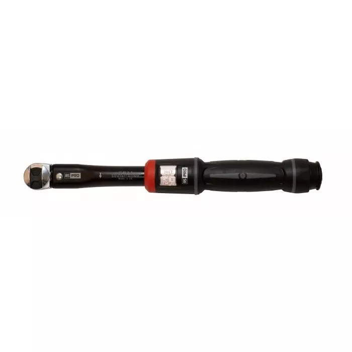 RS PRO Click Torque Wrench 10-50 Nm 3/8 inch Square Drive, Black