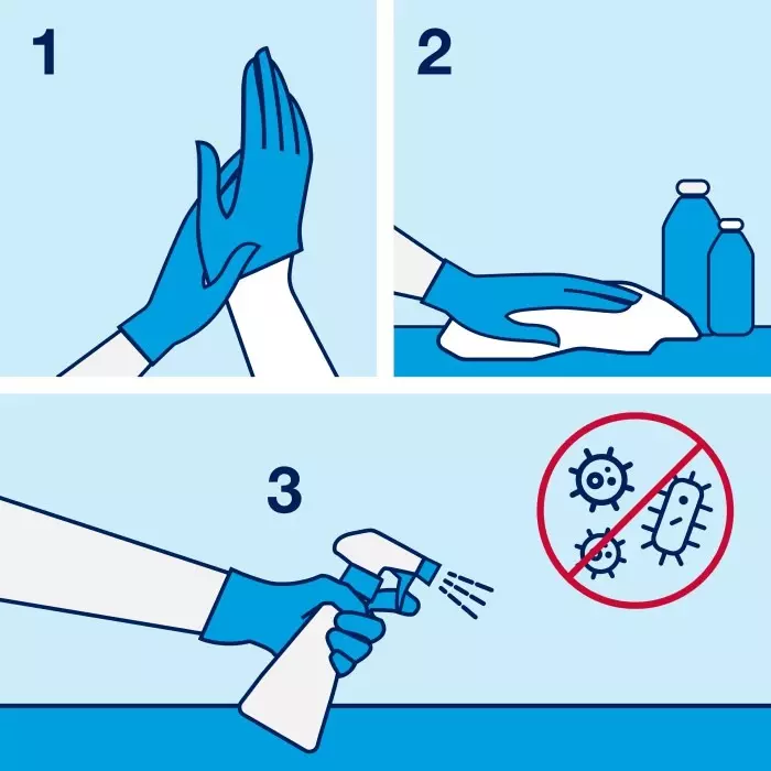 Tork Dry Multi-Purpose Wipes Blue 400 Wipes 380x315mm for Multipurpose Cleaning, 510237