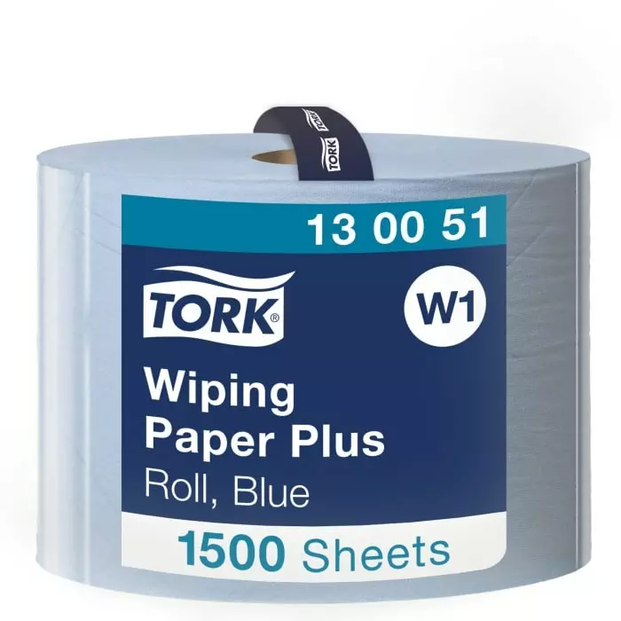 Tork Rolled Blue Paper Towel, 130051