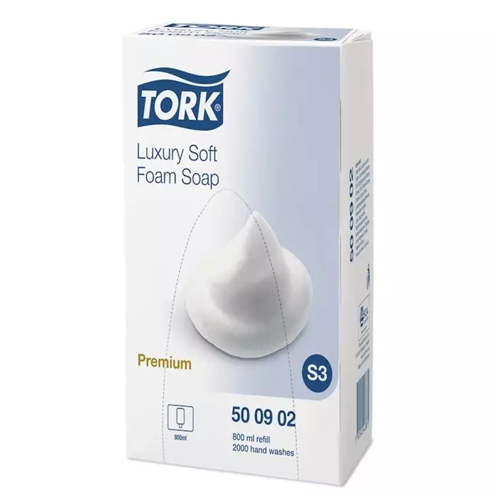 Tork Fragrant Luxury Hand Cleaner Alcohol Free 800 ml Foam Square, 500902