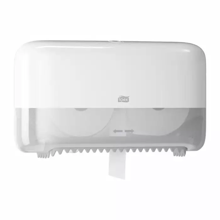 Tork White Plastic Toilet Roll Dispenser 130x207x360 mm, 558040