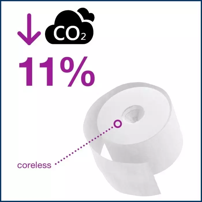 Tork White Plastic Toilet Roll Dispenser 130x207x360 mm, 558040