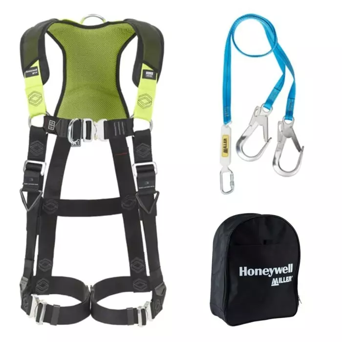 Honeywell Fall Arrest Fall Arrest Lanyard Twist Lock Karabiner Twin 2 m, 1036595