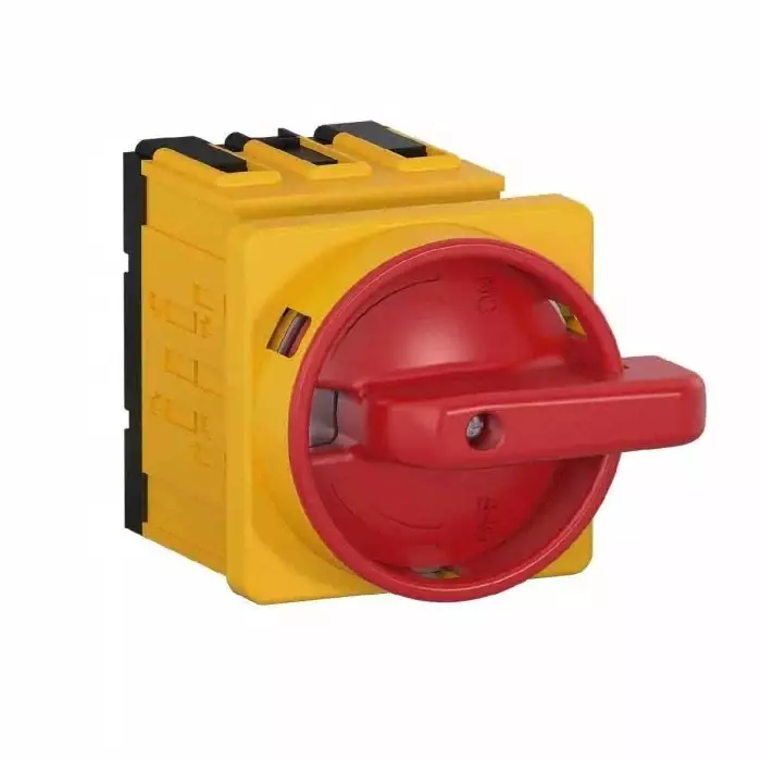 Weg 3P Pole Panel Mount Isolator Switch 63A Maximum Current 25kW Power Rating IP20, MSW 63 P3 H