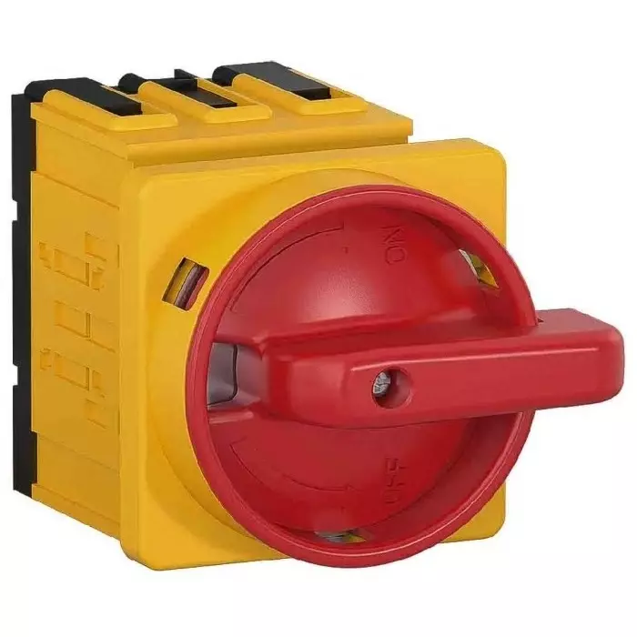 Weg 3P Pole Panel Mount Isolator Switch 80A Maximum Current 31kW Power Rating IP20, MSW 80 P3 H