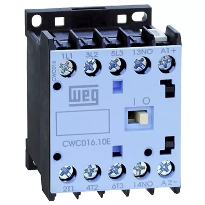 Weg CWC Contactor 110 V AC Coil 3-Pole 9 A 4 kW 3NO 690 V AC, CWC09-01-30D13