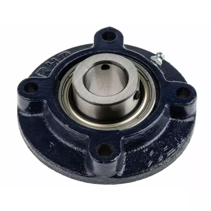 NSK Flange Bearing Unit 4 Hole Cast Iron 25 mm ID 8 mm Mount Hole Size,MFC25